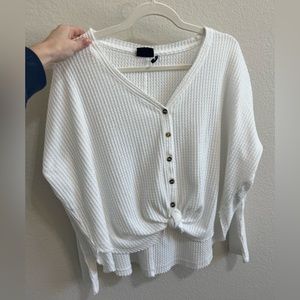 Urban Outfitters Tie Front Long Sleeve